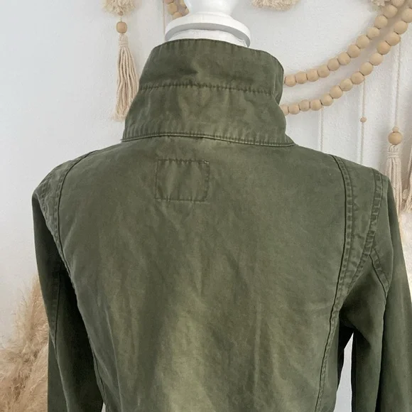 Old Navy army green jacket military utility lightweight coat trendy spring small - Picture 11 of 16